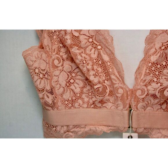 Free People HAH! NWT size XS pink lace bralette Got Ur Back - Picture 5 of 11